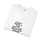 I Can’t Drive a Car But I Can Drive You Insane