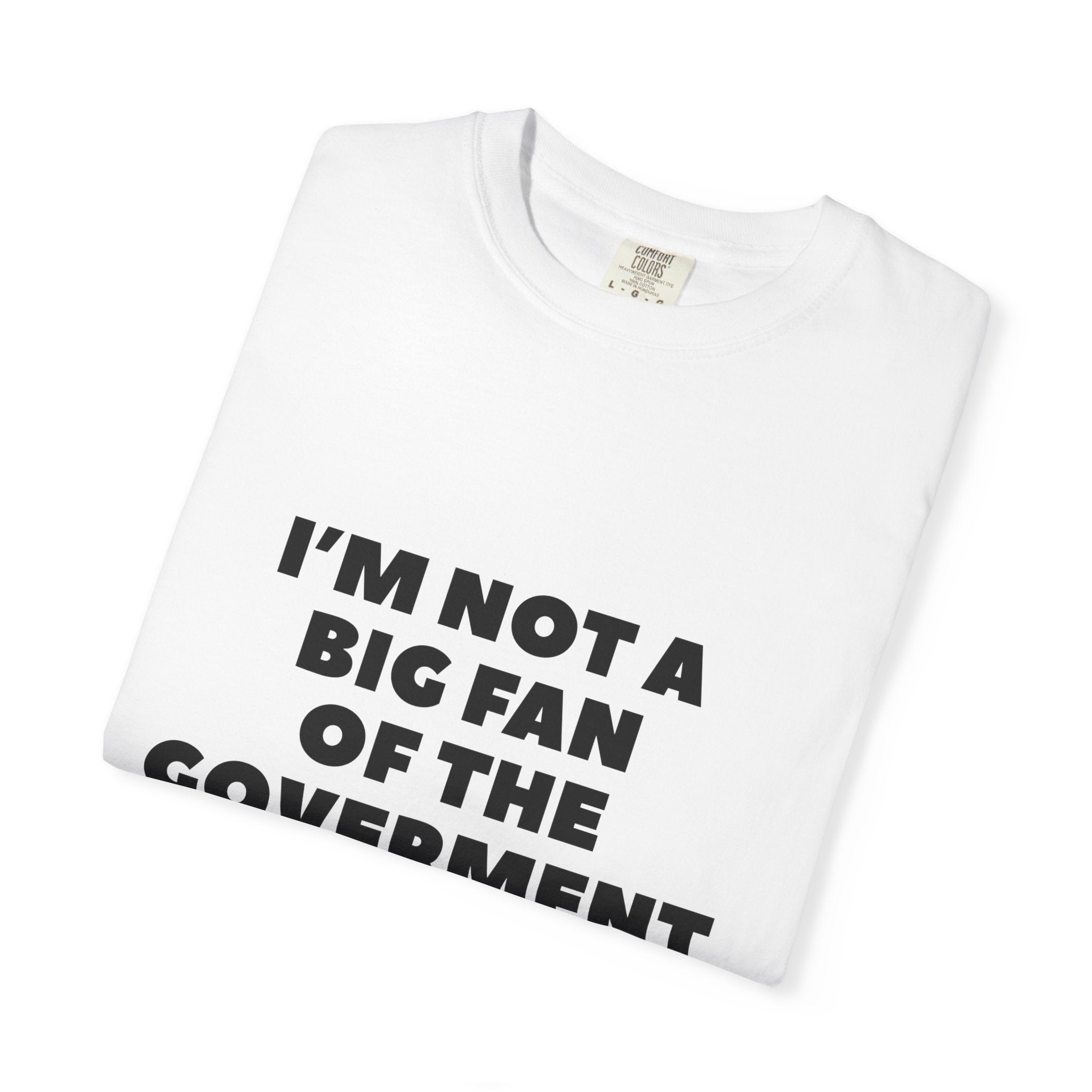 I'm Not a Big Fan of the Government T-Shirt