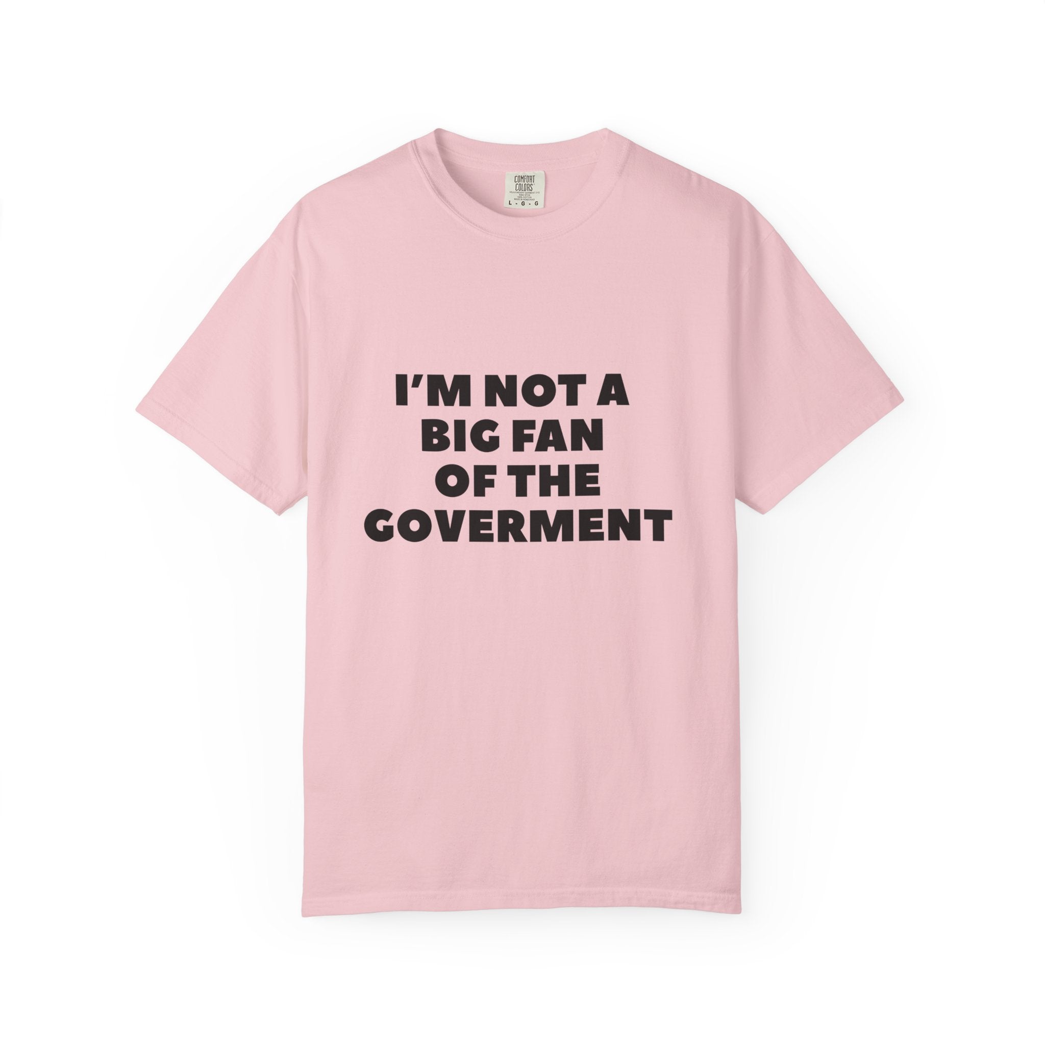 I'm Not a Big Fan of the Government T-Shirt